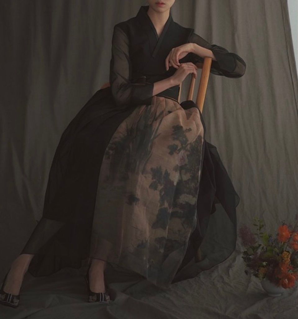 Morando Black Hanbok Set